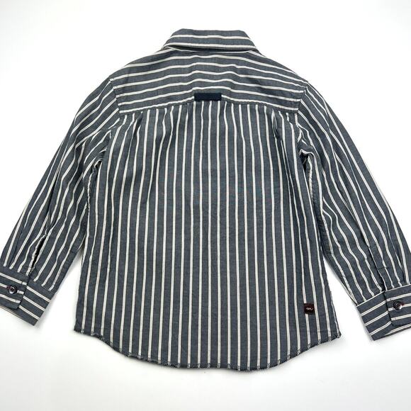 Tea Collection Dragon Striped Button Down Shirt - Picture 6 of 6